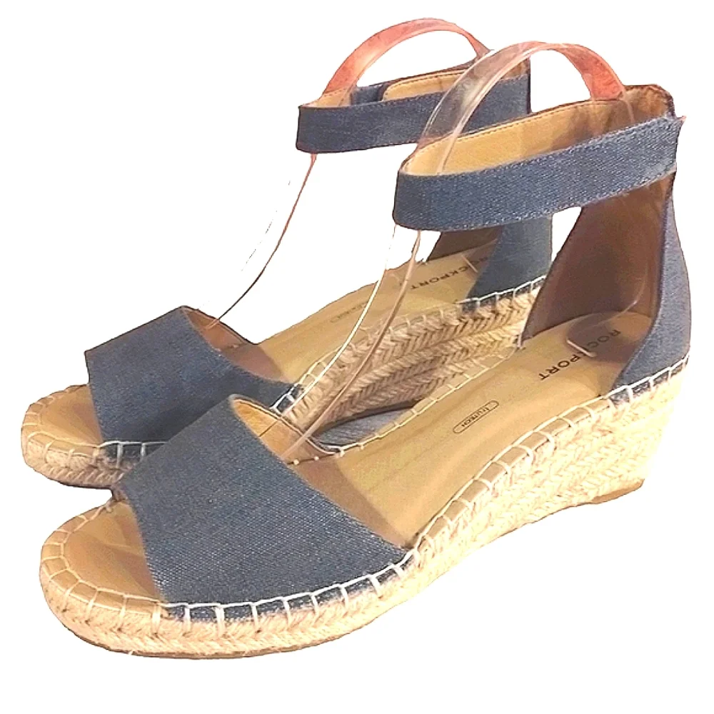 Rockport Espadrilles In Denim Size 8